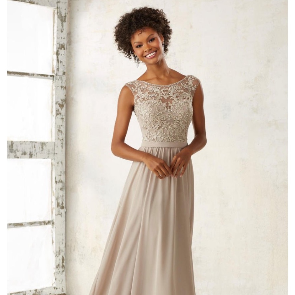 New Morilee formal dress style 21522 Desert Rose.